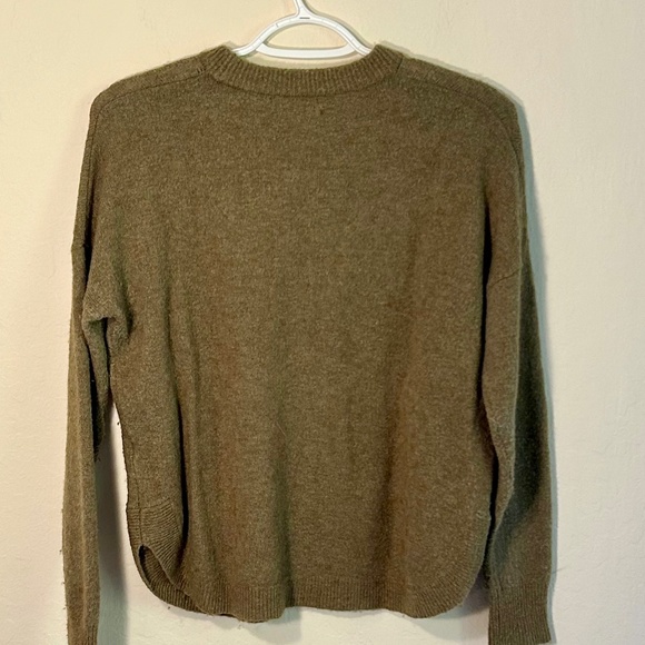 Madewell Heather Fern Westlake Pullover Sweater in Coziest Yarn Size XS - Picture 3 of 5